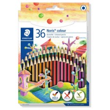 ESTUCHE 36 PZAS NORIS COLOUR 185, SURT. STAEDTLER 185 CD36 (Espera 4 dias) en Huesoi